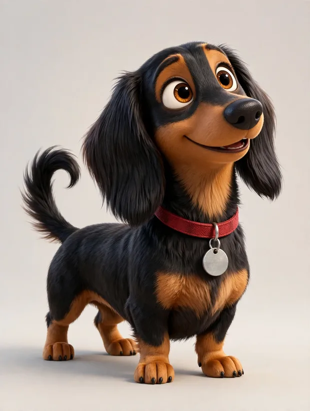 Winston the dachshund